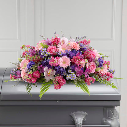 Glorious Garden Casket Spray –  Floreria Mexico #3, Torrance CA