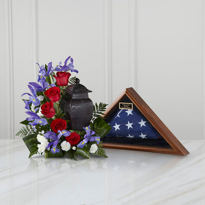 Patriotic Tribute Arrangement –  Floreria Mexico #3, Torrance CA