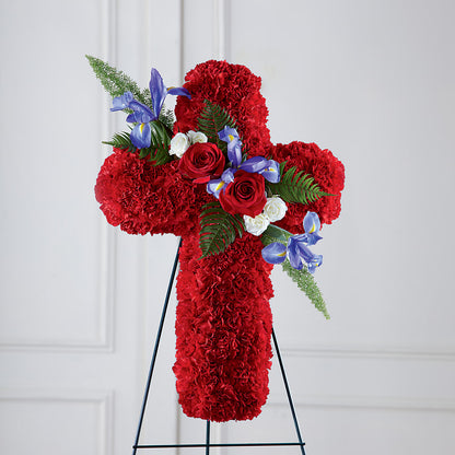 Faithful Hero Floral Cross –  Floreria Mexico #3, Torrance CA