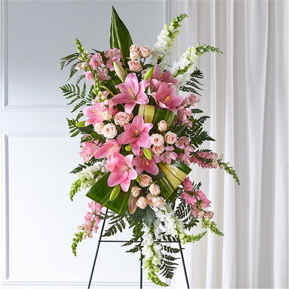 Elegant Embrace Standing Spray –  Floreria Mexico #3, Torrance CA