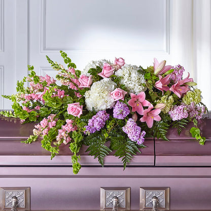 Life's Gratitude Casket Spray –  Floreria Mexico #3, Torrance CA