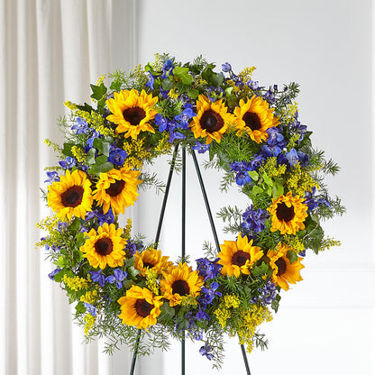 Bright Rays Wreath –  Floreria Mexico #3, Torrance CA