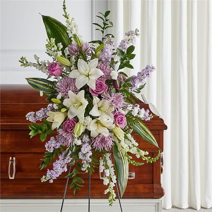 Grateful Hearts Standing Spray –  Floreria Mexico #3, Torrance CA