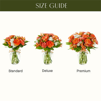 Apricot Glow Bouquet –  Floreria Mexico #3, Torrance CA