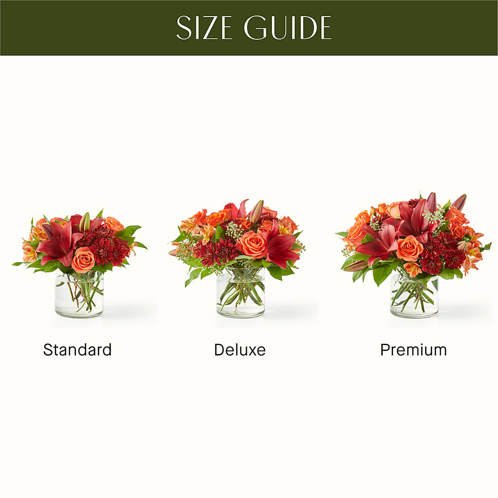 Crimson Leaves Bouquet –  Floreria Mexico #3, Torrance CA