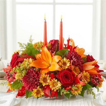 Autumn's Embrace Centerpiece –  Floreria Mexico #3, Torrance CA