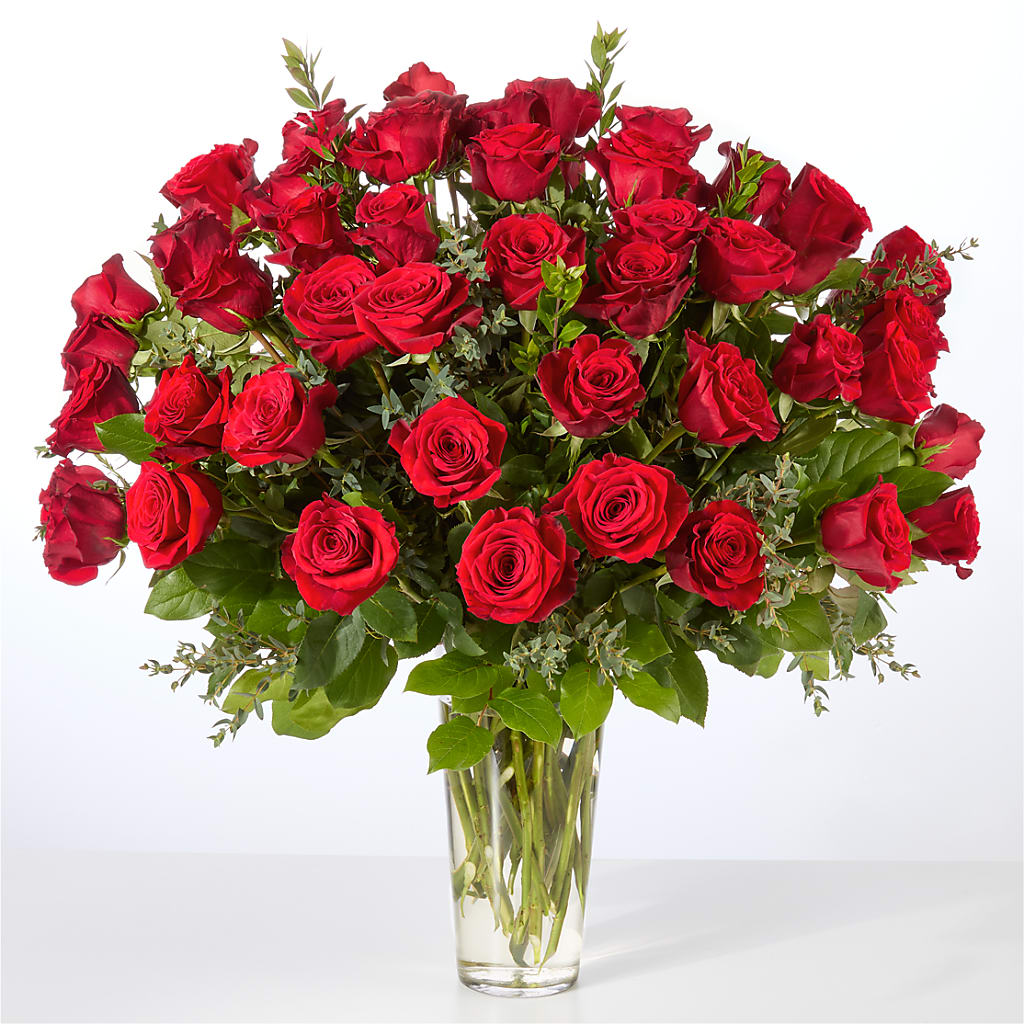 Forever Yours Fifty Stem Red Rose Bouquet –  Floreria Mexico #3, Torrance CA