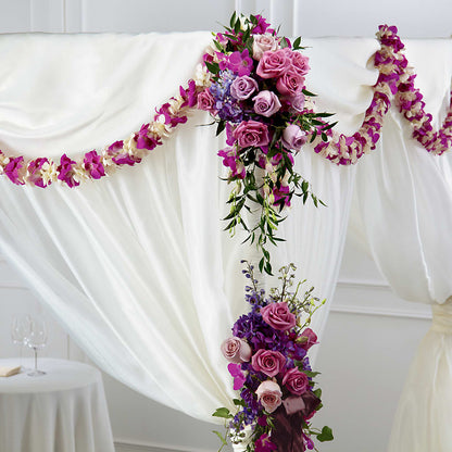 Color & Light Chuppah Decor –  Floreria Mexico #3, Torrance CA