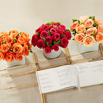 Dawn Rose Centerpiece –  Floreria Mexico #3, Torrance CA