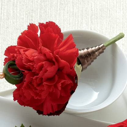 Red Carnation Boutonniere –  Floreria Mexico #3, Torrance CA